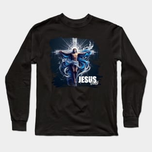 Christian Tshirt Design Jesus Christ Long Sleeve T-Shirt